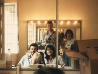 "Ritratto di famiglia in un camerino" sul set di Demoni2: i tre di prima piu' Sergio